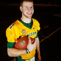 North Dakota State University quarterback Carson Wentz. Carrie Snyder / The Forum