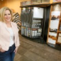 Ranae McArthur is one of the owners of McArthur Tile in Fargo, N.D. Carrie Snyder / The Forum